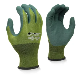 18 Gauge Nylon Spandex Latex Sandy Coated Safety Work Gloves Gardening Gloves Wear-Resistant
