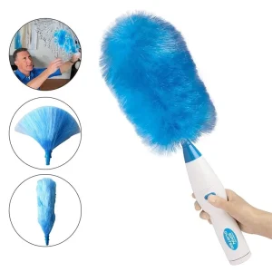 180 Degree Bend Electric Feather Duster Cleaning Brush