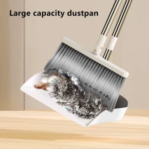 180 Degree Rotary Windproof Dustpan Broom Set Hand Brooms Cleaning Magic Squeodo Broom Floor Household Cleaning Indoor