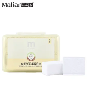 180 Pcs Cotton Tissue Support ODM OEM Disposable Soft Touch Cotton Makeup Remover Pads
