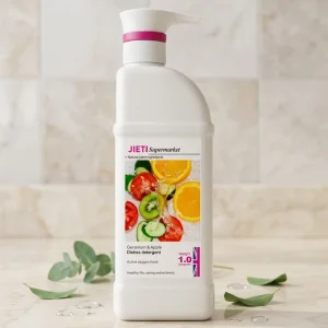1KG Disposable Eco Friendly Fruit & Vegetable Cleaning Detergent Liquid Food Grade Safe Formula for Kitchen Use