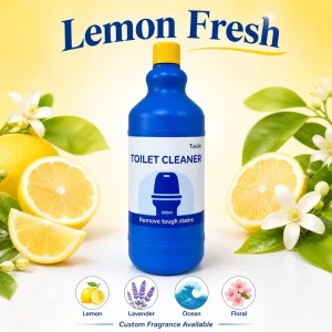 1L Lemon Scented Detergent Liquid Disposable Bathroom Surface Cleaner