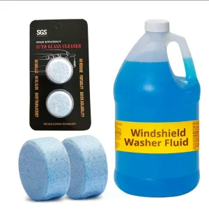 2-Pack Car Window Cleaner Tablets, Each Makes 4L Windshield Cleaner