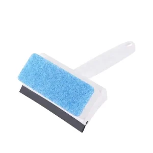 2-Piece Double-Sided Glass Wiper for Windows and Bathrooms