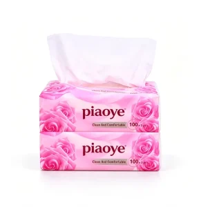 2 Ply Absorbent Facial Tissue Soft Home Use