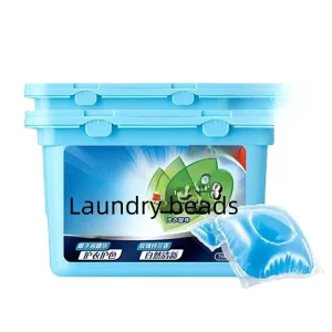 2-in-1 Custom Color Eco-Friendly Disposable Laundry Detergent Pods for Apparel, Gel Ball