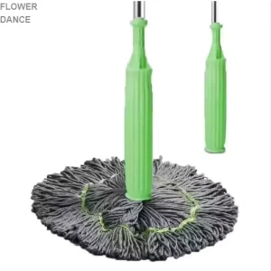 2 in 1 Dehydrated Mop Extendable Handheld Long Microfiber Floor Mop Wet Dry Cleaning Mop for Home