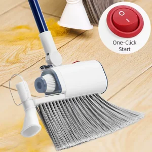 2-in-1 Electric Cordless Touchless Vacuum Broom and Dustpan for Floors and Corners