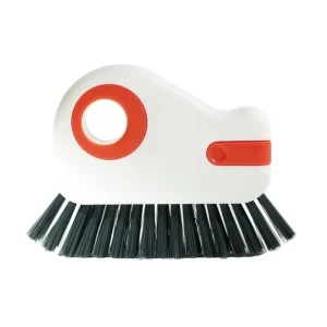 2-in-1 Groove Cleaning Brush and Grout Cleaner Tool for Sliding Door Tracks and Window Sills