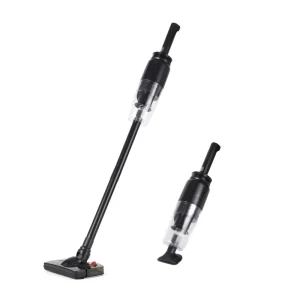 2-in-1 Household Wet Dry Vacuum Cleaner with Dust Blower, Push Rod and Battery-Operated Brush Motor