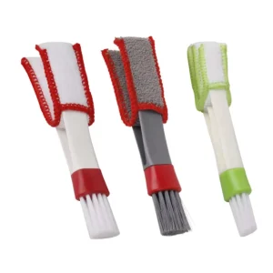 2-in-1 Mini Duster Cleaning Brush for Car Air Conditioner, Computer, Shutter, and Window Blinds