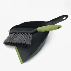 2 in 1 Modern Compact Handheld Desk Broom Dustpan Set Eco Friendly Flagged Bristle Portable Mini Office Cleaning Small