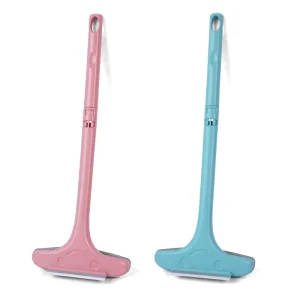2-in-1 Window Screen Cleaning Brush with Replacement Blades for Mesh and Glass