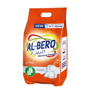 2 kg Nylon Bag Clothes Washing Powder Soap High Foam Detergent Laundry Soap Powder to Arabic