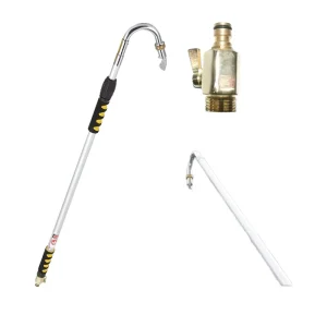 2 or 3 Meters Gutter Cleaner Groove Cleaning Telescopic Water Car Brush Head Kit Cleaning Tools