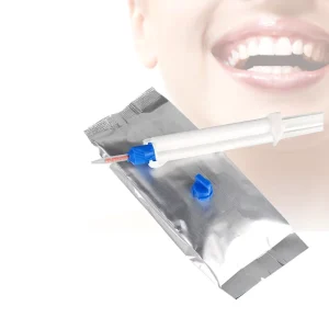 2.5/5ML Dual-Barrel 40% Hydrogen Peroxide Teeth Whitening Gel Syringe