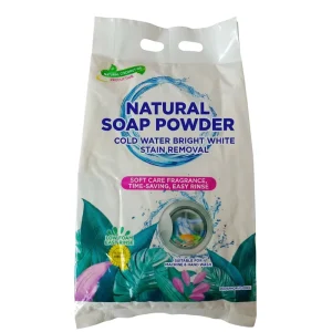 2.5kg Plant-Based Natural Soap Powder Low-Bubble Phosphate-Free Laundry Detergent