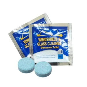 20-Piece Car Solid Cleaner Effervescent Tablets for Window and Windshield Glass