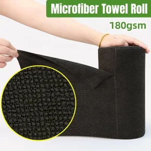 20-Piece Disposable Square Microfiber Roll Towels for Kitchen Cleaning, Oil-Absorbent Antibacterial Cloths