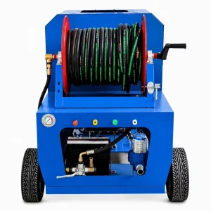 200 Bar 2900 PSI Electric Sewer Jetter Wastewater Treatment Industrial Pipe Dredging Machine 80 L/min