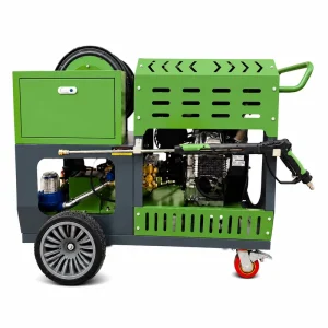 200 bar 84 L/min Petrol High Pressure Water Jet Sewer Line Jetter Drain Cleaning Machine for Pipe Cleaning