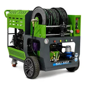 200 bar 84 L/min Petrol High Pressure Water Jet Sewer Line Jetter Drain Cleaning Machine for Pipe Cleaning