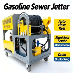 200 bar Pressure Sewer Pipeline Dredging Machine Is Suitable for 2-20 Inch Community Pipelines