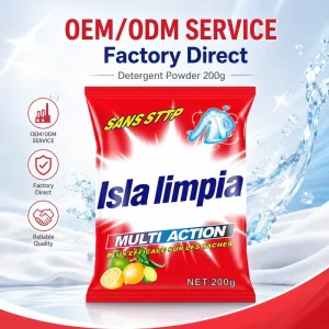 200g Surinam Powder Detergent Washing Powder Laundry High Foam Detergent Laundry Powder Soap Detergente Para Ropa
