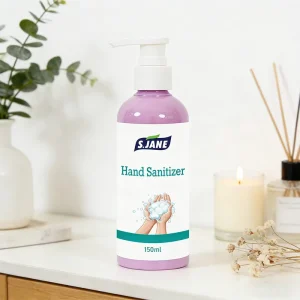 200ml Large Capacity Waterless Anti-bacterial Instant Hand Sanitizer Gel with Pump Custom Brand Logo