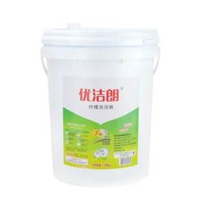 20KG Transparent Large Capacity Kitchen Lemon Dishwashing Liquid Detergent 5% 15% Active Ingredients