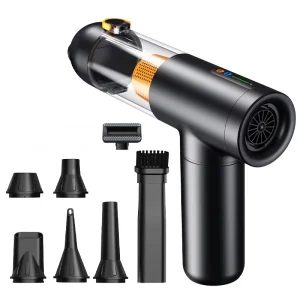 20KPa Handheld Portable Cordless Car Vacuum Cleaner Mini Rechargeable with Air Duster for Home and Office