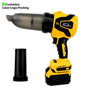 20V Cordless 2-in-1 Brushless Blower Vacuum, 50000RPM, 3-Speed, 156MPH, 508CFM