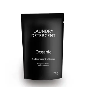 20gConcentratedLaundry Detergent Liquid Sachets Disposable Travel Size Washing Liquid OEMPrivate Label CustomPackaging