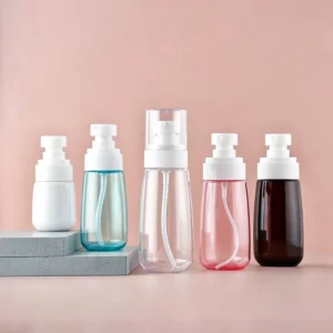 20ml 30ml 60ml Small Size Hand Sanitizing Pump Sprayer Skin Care Serum Face Mask PET Mist Spray Bottle 1Oz