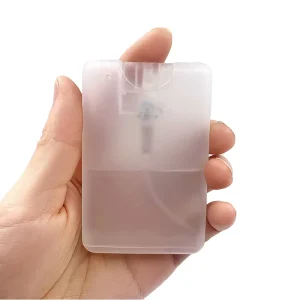 20ml Colorful Plastic Empty Mist Credit Card Perfume Pocket Mini Spray Bottle Hand Sanitizer