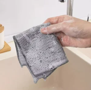 20×20 cm Customizable Miracle Cleaning Cloths Reusable Wire Dish Washing Rags for Kitchen Supplies