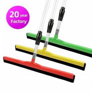 21inch Multicolor Eco-Friendly EVA Floor Squeegee with PP Handle Industrial Wet Cleaning for Window Cleaning