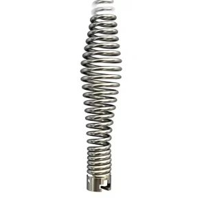 22 mm Spring Drain Pipe Cleaning Snake with Cutters and Cable for Clearing Blockages