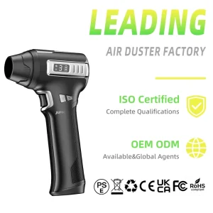 22.2V Cordless Car Washer 90000RPM Air Duster 55500mWh Battery 800g Wind Pressure
