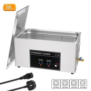 22L 900w Ultrasonic Bath for Cleaning Auto Parts Old Coins Glasses Circuit Board Ultra Sonic Cleaner Electronic Machine 220V
