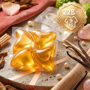 22g Concentrated Perfume Laundry Detergent Pods OEM ODM 8X Enzyme Softener 72H Scent Color Bright