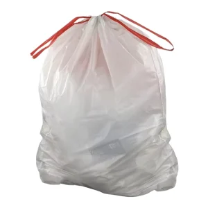 23 33 65 Gallon Large Roll PE Leakproof Kitchen Trash Can Liners Black Heavy Duty Plastic Lawn Bags Manufacturers