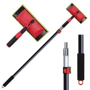 24FT Aluminum Alloy Telescopic Extension Pole Flip Cam Locking Ceiling Painting Tool OEM ODM