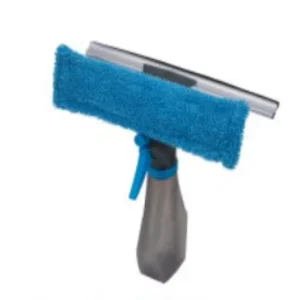 25*26cm Microfiber Window Cleaning Scraper Detachable Glass Washer Squeegee for Household Use