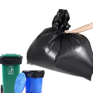 25 Count Disposable 45 Gallons Plastic Side Gusset Trash Bags Bolsas De Basura Con Fuelle Lateral