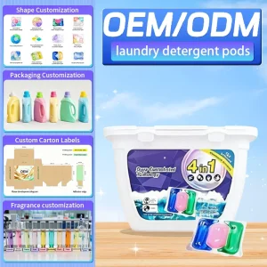 25 Piece Disposable Solid Eco Friendly Cleaner Capsule Super Cleaning Detergent Powder 3 in 1 Laundry Pods Cleaning Products