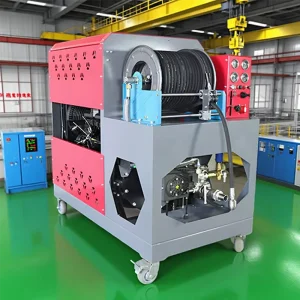 2500PSI 115L Diesel High-Pressure Water Jet Pump for Sewer Drain Pipeline Dredging and Pipe Cleaning
