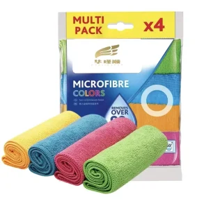 250GSM 30*30cm Microfiber Cleaning Cloth for Household and Car Care