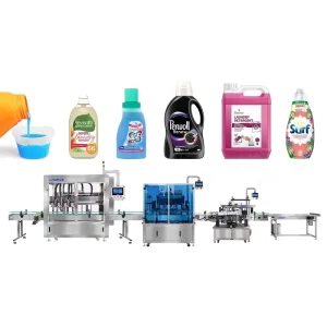 250ml Softener Laundry Liquid Detergent Filling Production Line Machines Machine