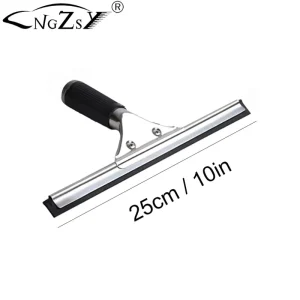 25cm 10in Cleaning Squeegee Window Silicone Scraper Glass Cleaner Washer Car Ice Scraper